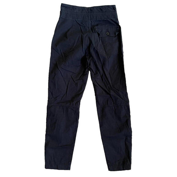 rag & bone Belted Hunter Cargo Pant Cropped Pleated Front Black Womens Size 26 - Picture 4 of 8